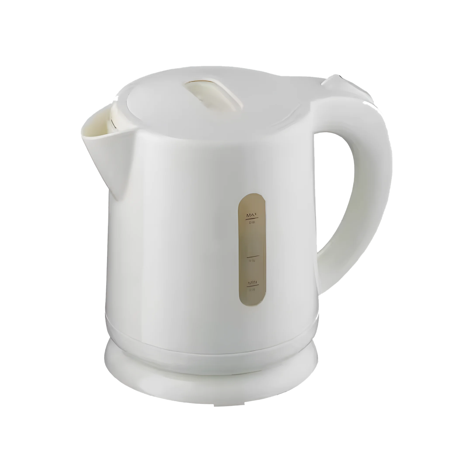 White Plastic Electric Kettle